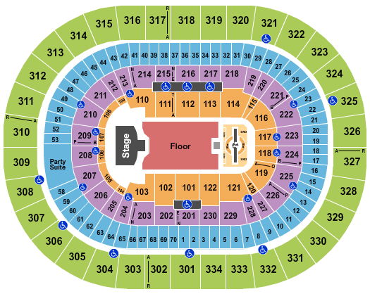 Moda Center Justin Timberlake Seating Chart